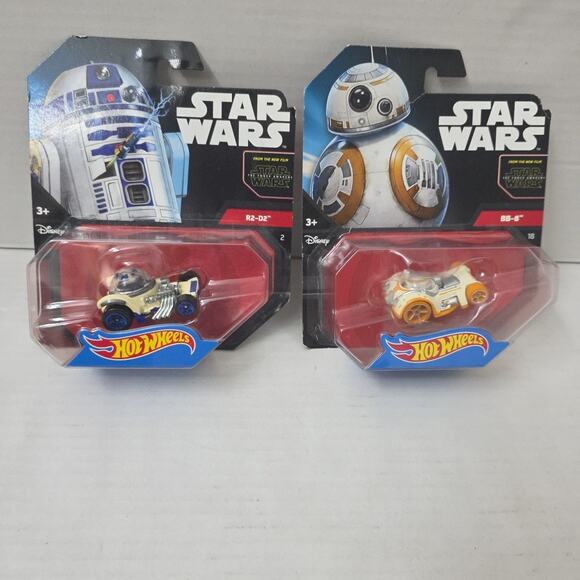 Hot Wheels | Toys | Lot Of 2 Star Wars Hot Wheels R2d2 Bb8 The Force ...